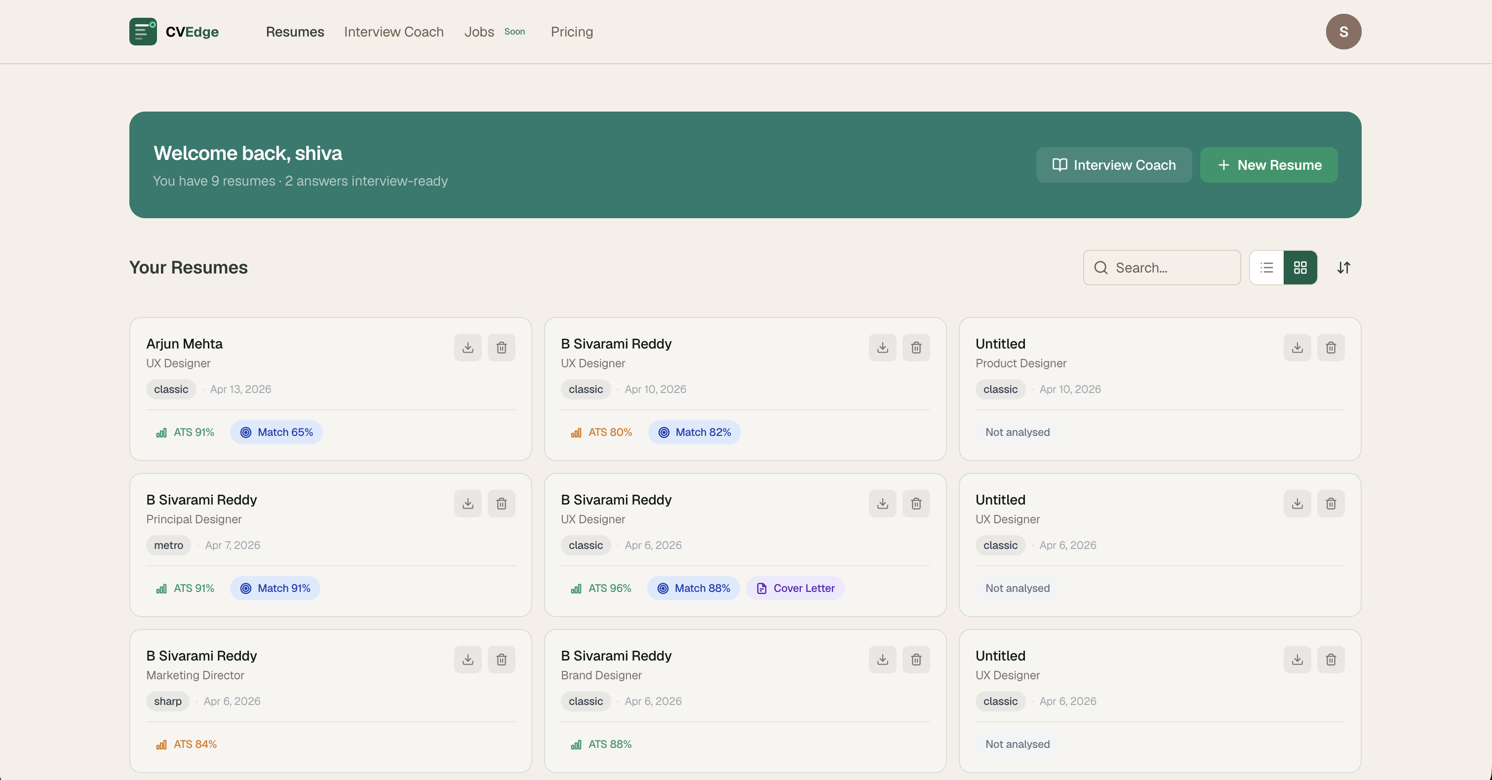 CVEdge AI-Powered Career Tools