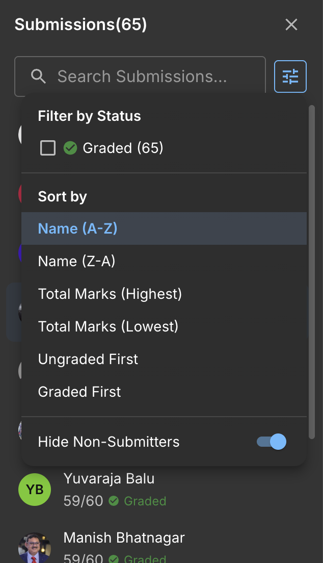 Mobile grading interface 4